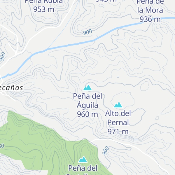 Map of Peña del Águila
