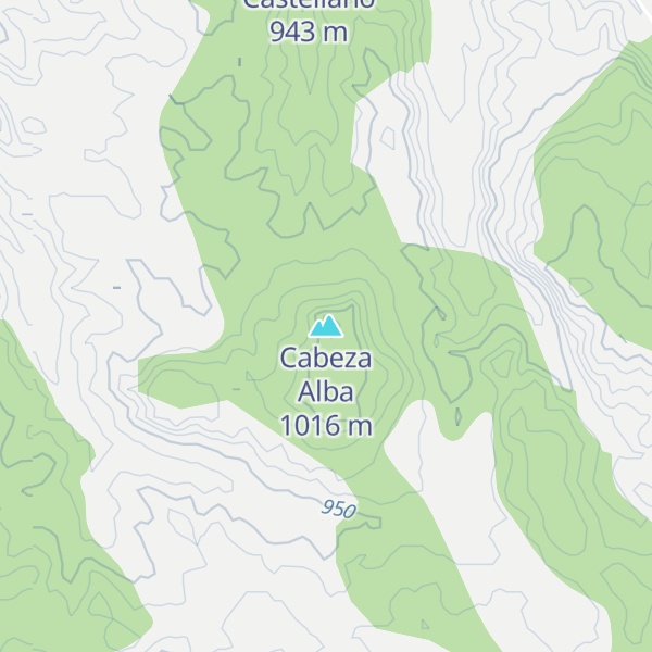 Map of Cabeza Alba