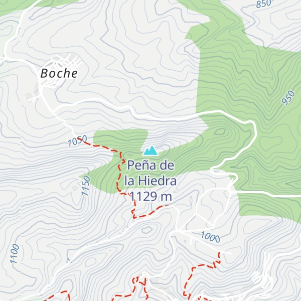 Map of Peña de la Hiedra