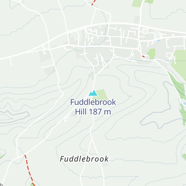 Map of Fuddlebrook Hill