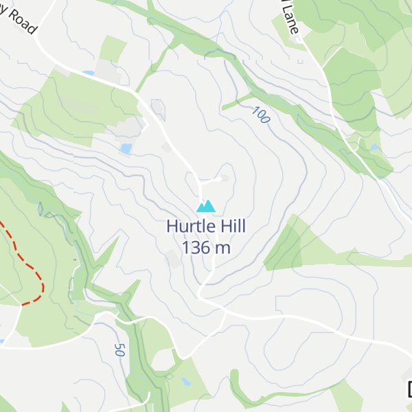 Map of Hurtle Hill