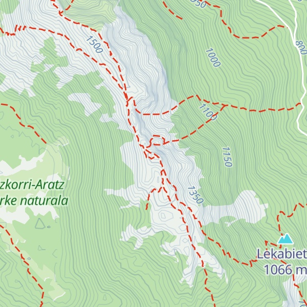 Map of Aizkorri