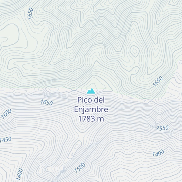 Map of Pico del Enjambre