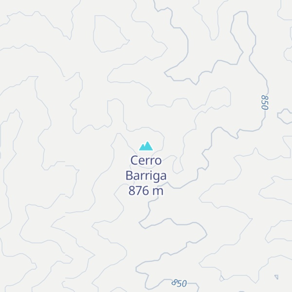 Map of Cerro Barriga