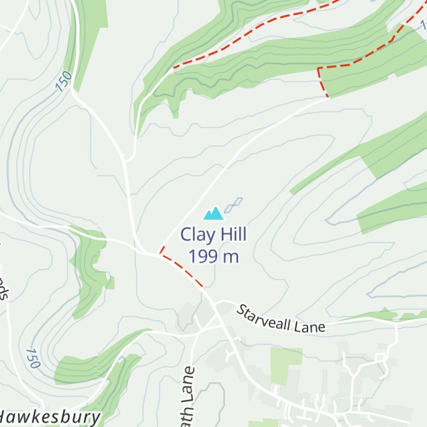 Map of Clay Hill