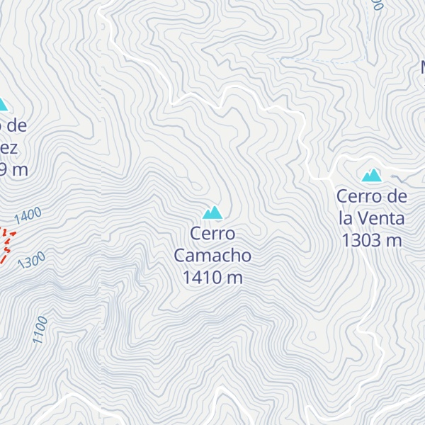 Map of Cerro Camacho
