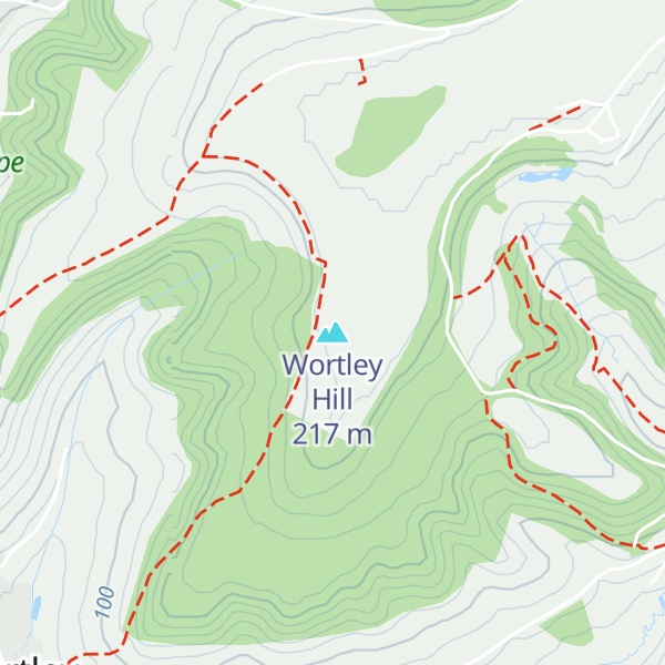 Map of Wortley Hill