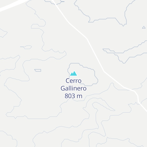 Map of Cerro Gallinero