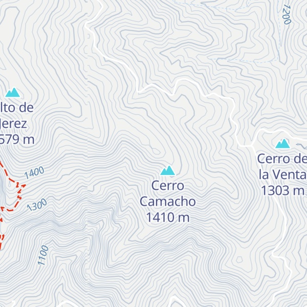 Map of Cerro de la Fuente