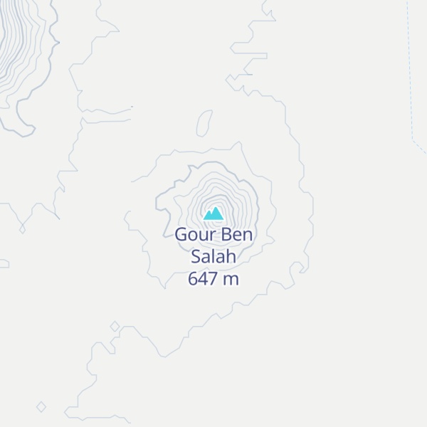 Map of Gour Ben Salah