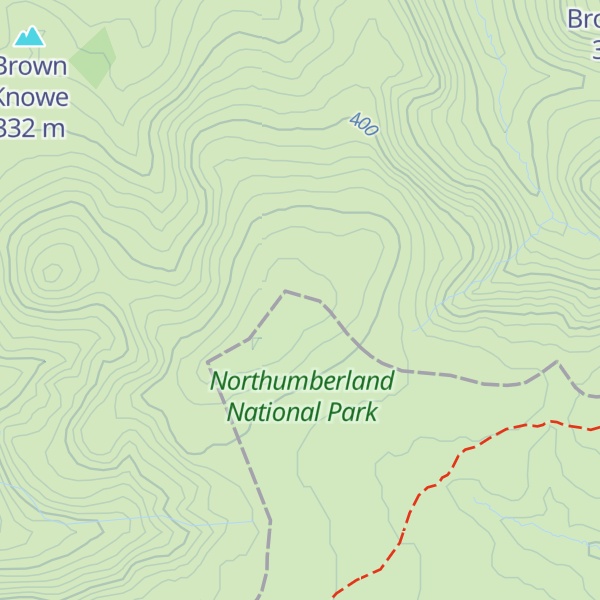 Map of Rushy Fell