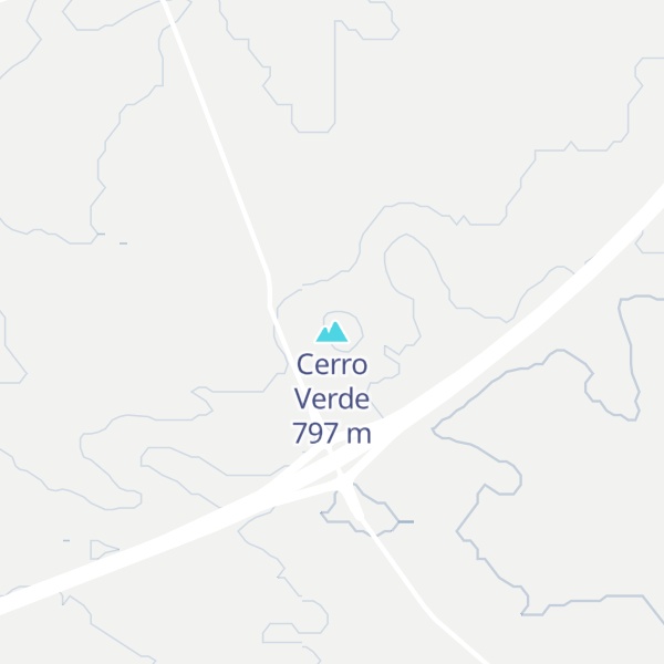 Map of Cerro Verde