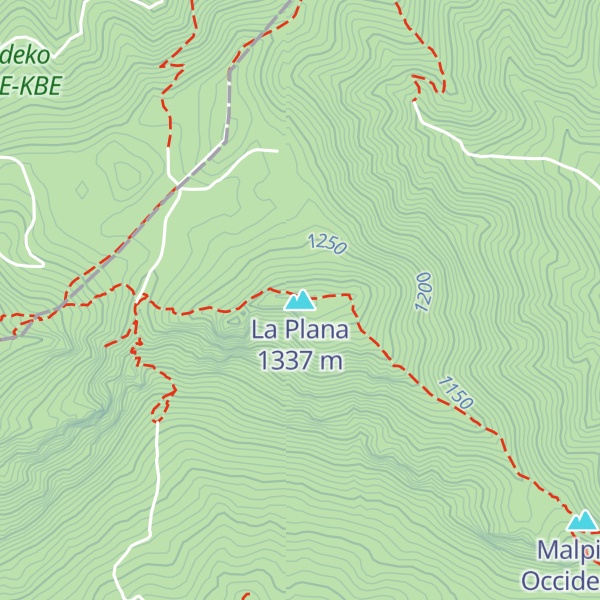 Map of La Plana