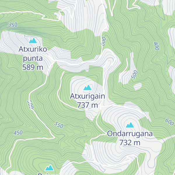 Map of Atxurigain