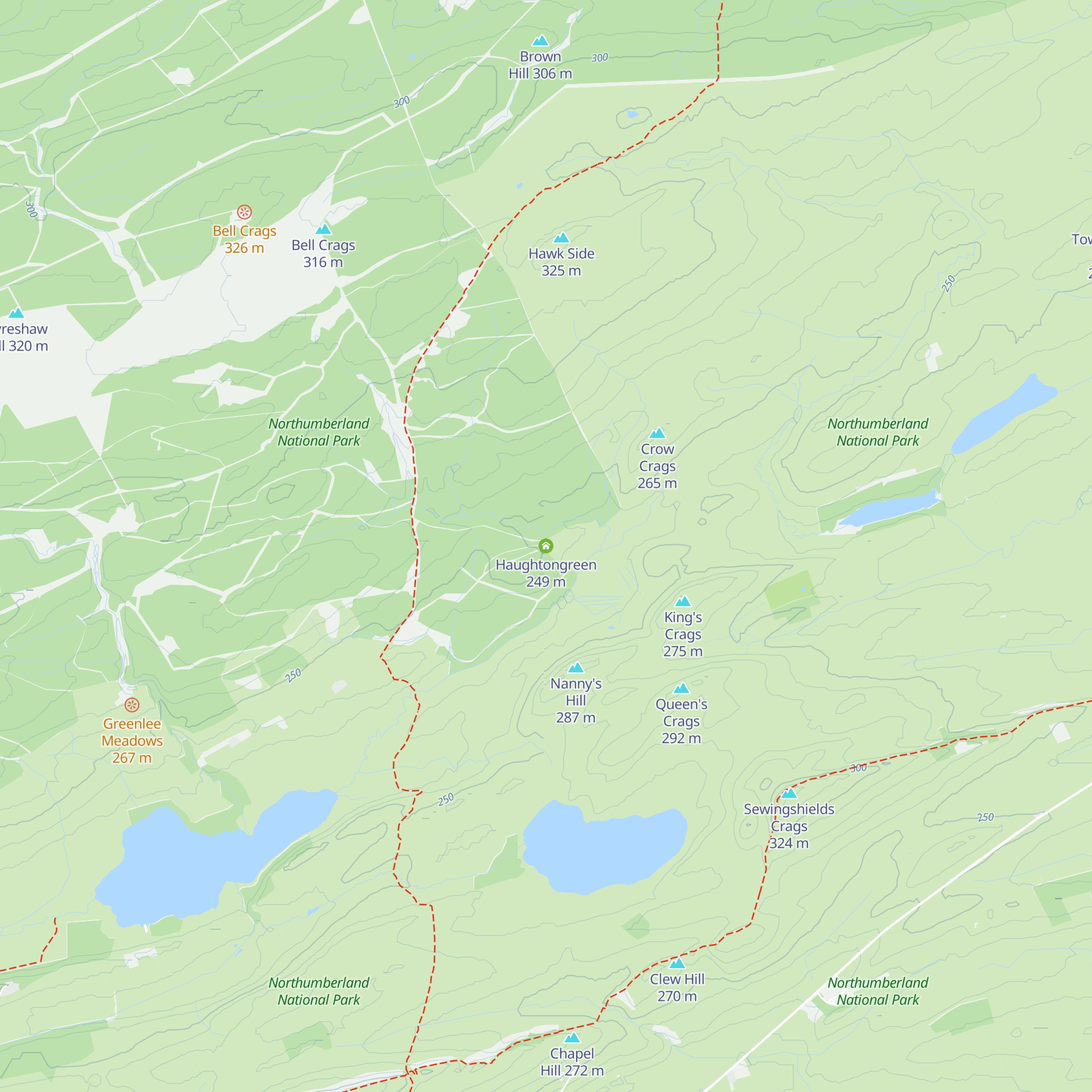 Haughtongreen map