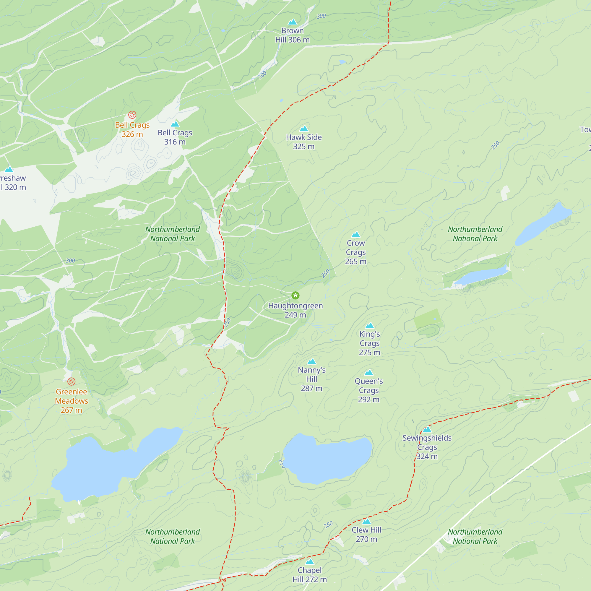 Haughtongreen map