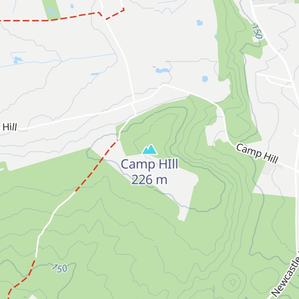 Map of Camp HIll