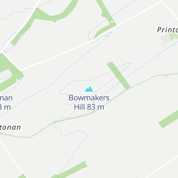 Map of Bowmakers Hill