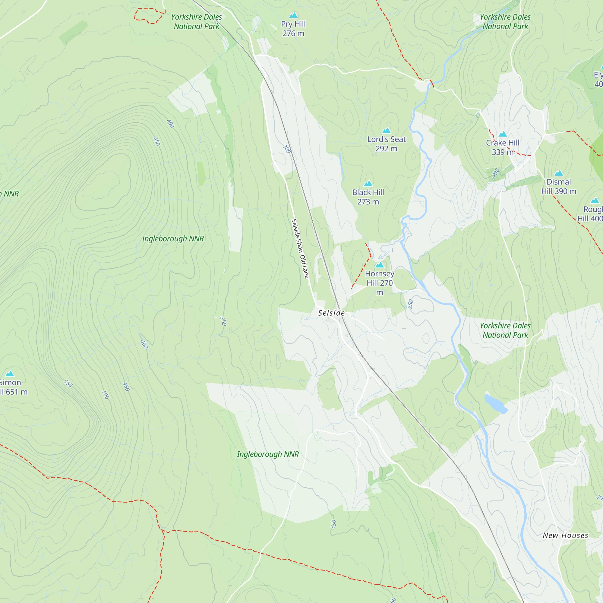 Selside Outdoor Activity Centre map