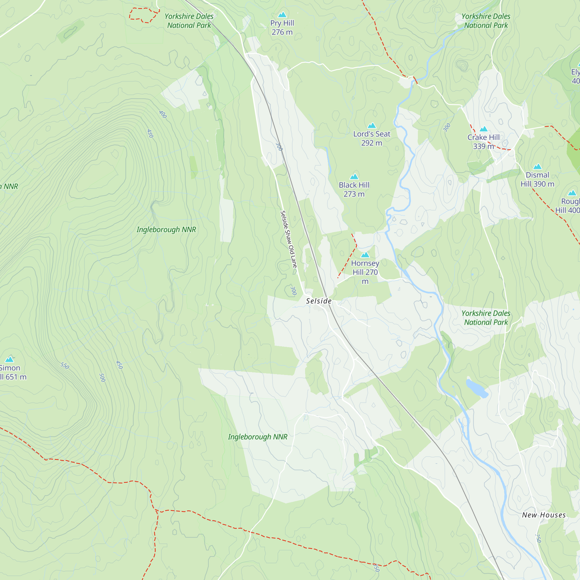 Selside Outdoor Activity Centre map