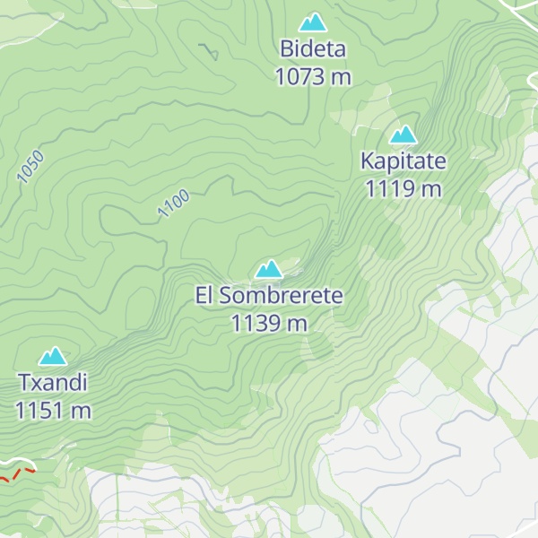 Map of El Sombrerete
