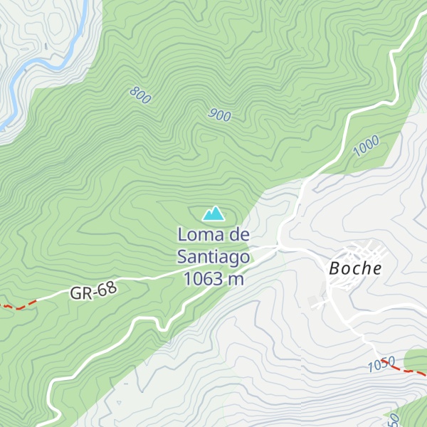 Map of Loma de Santiago