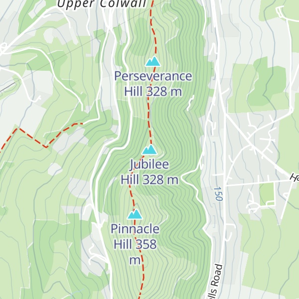 Map of Jubilee Hill
