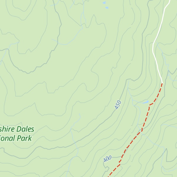 Map of Gate Cote Hill