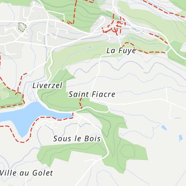 Map of Gîte de Saint-Fiacre