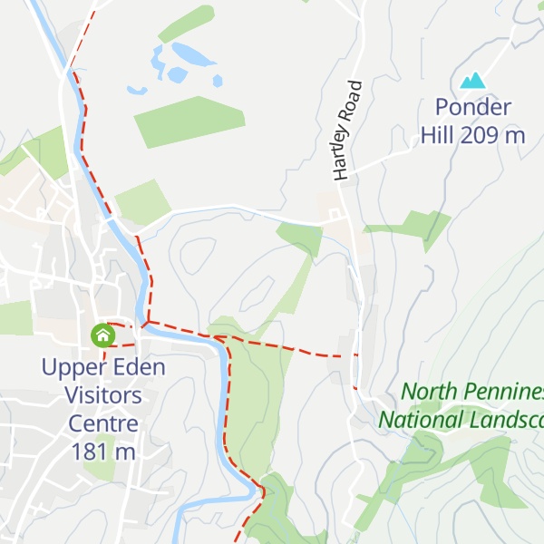 Map of Hartley Hill