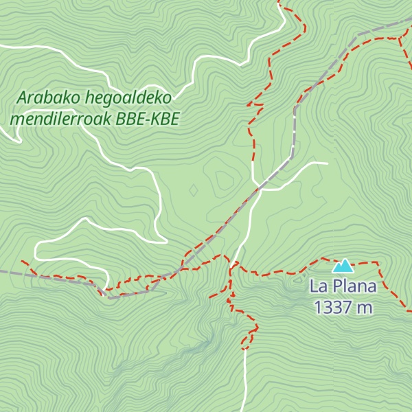 Map of Refugio de La Llana