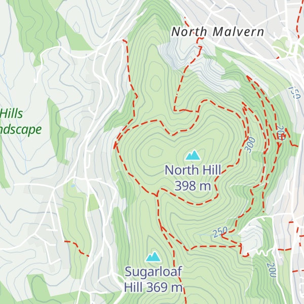 Map of Table Hill