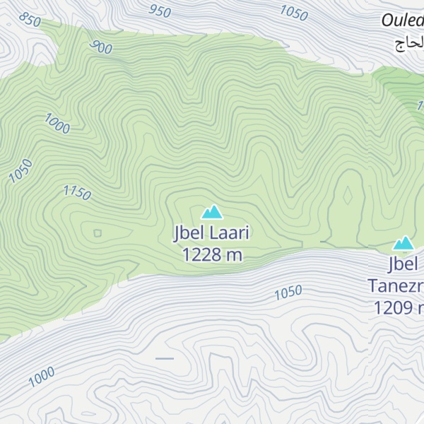 Map of Jbel Laari
