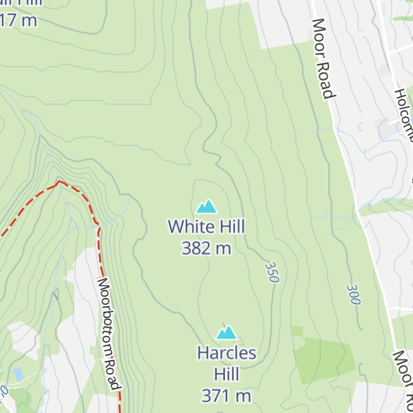 Map of White Hill