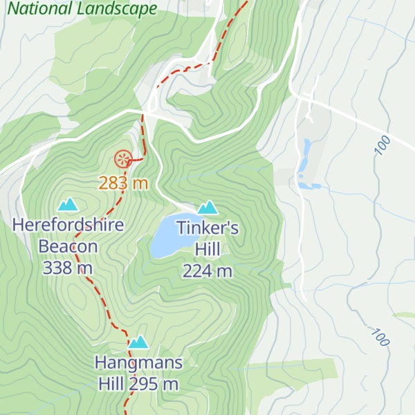 Map of Tinker's Hill