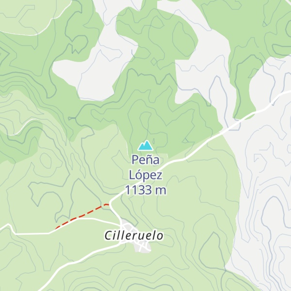Map of Peña López