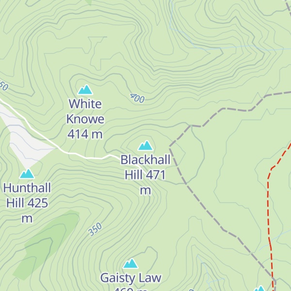 Map of Blackhall Hill