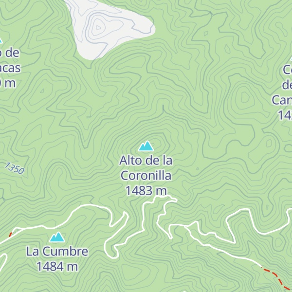 Map of Alto de la Coronilla