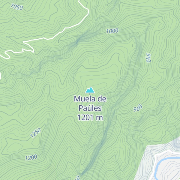 Map of Muela de Paúles
