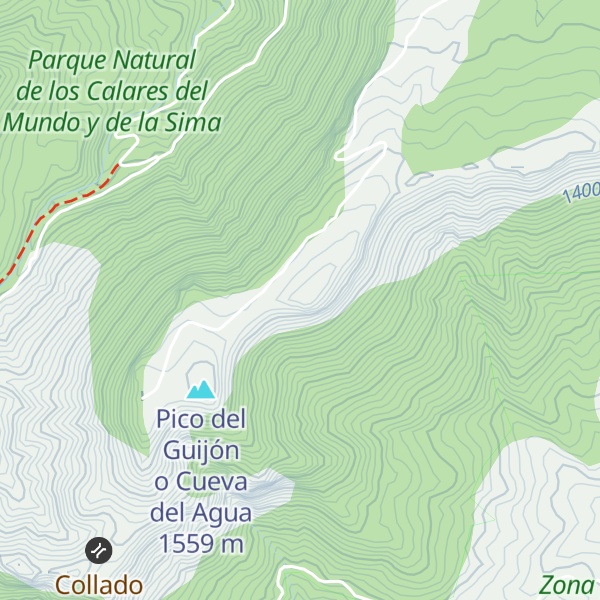 Map of Monte de los Collados