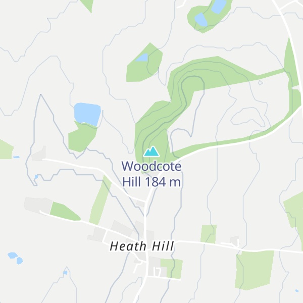 Map of Woodcote Hill