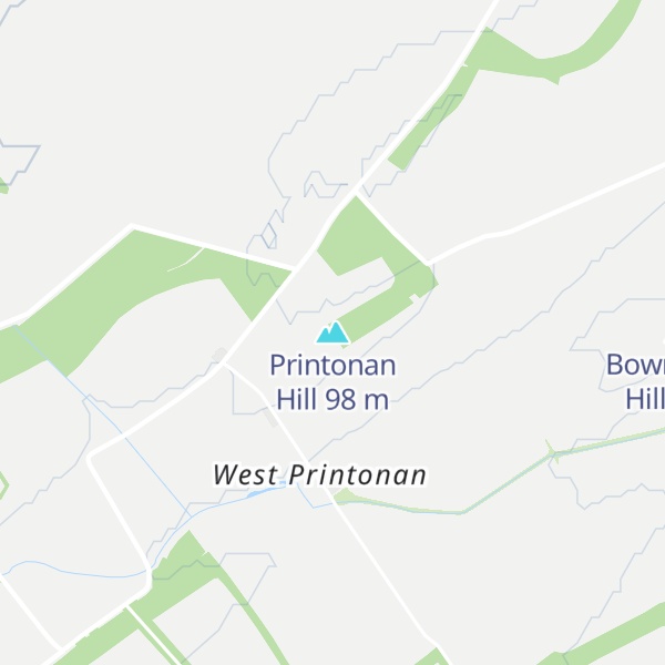 Map of Printonan Hill