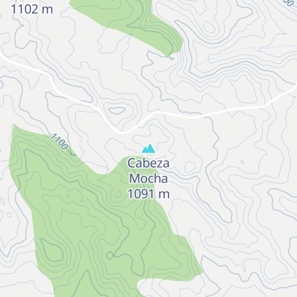 Map of Cabeza Mocha