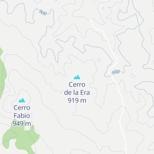 Map of Cerro de la Era
