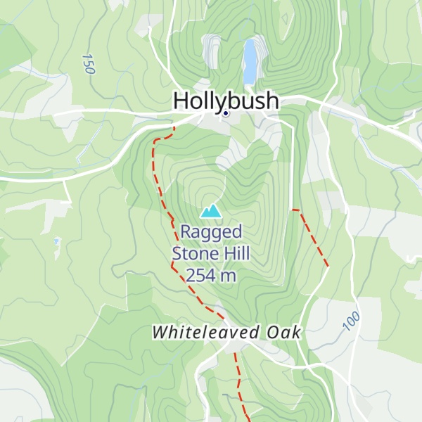 Map of Ragged Stone Hill