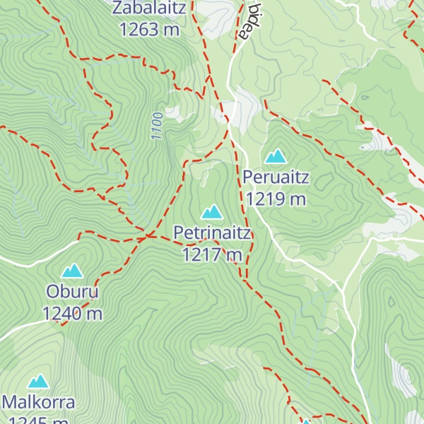 Map of Petrinaitz