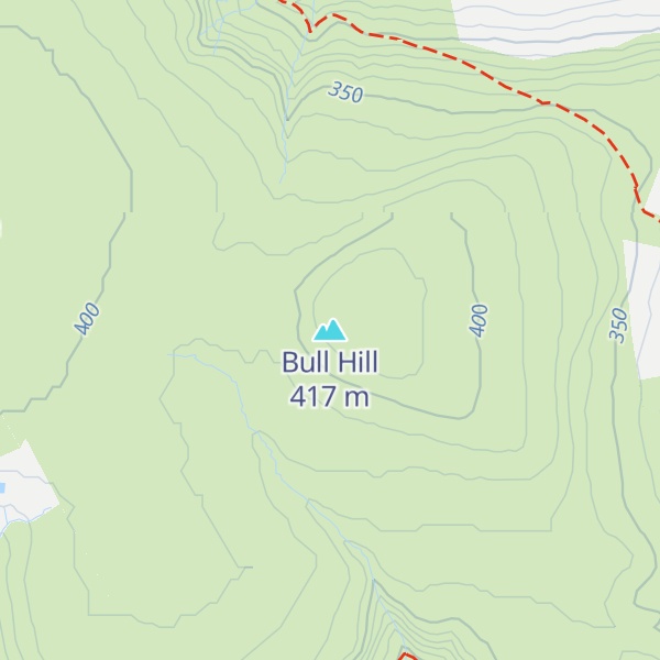 Map of Bull Hill
