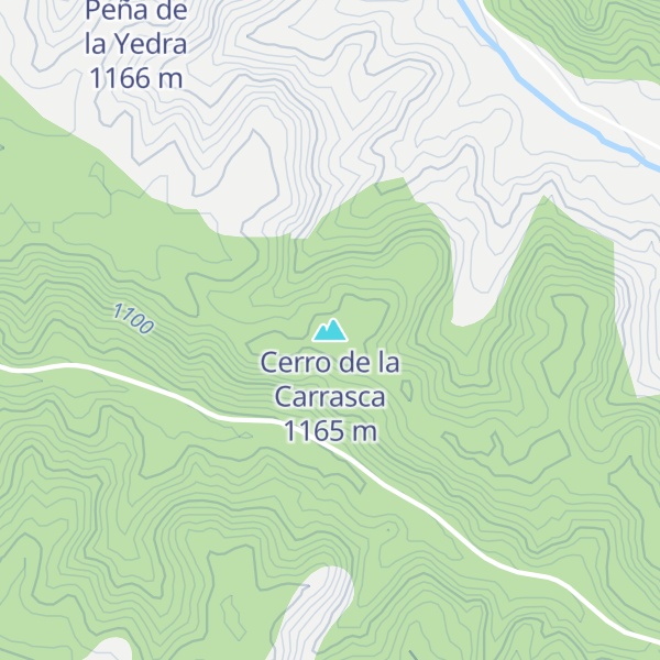 Map of Cerro de la Carrasca