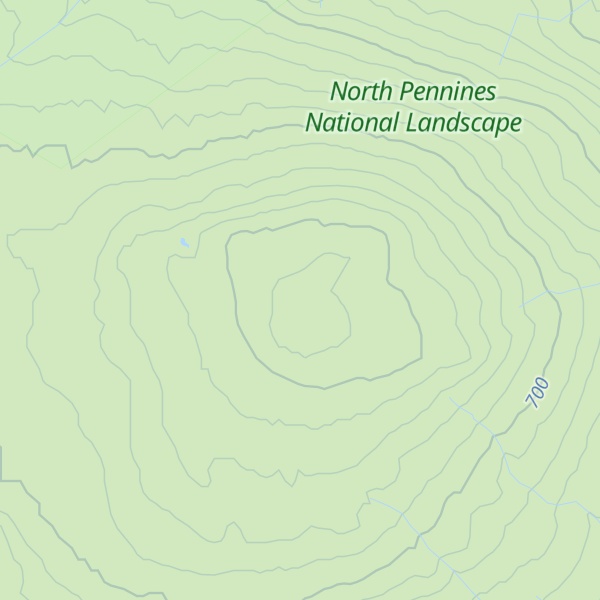 Map of Meldon Hill