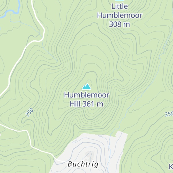 Map of Humblemoor Hill